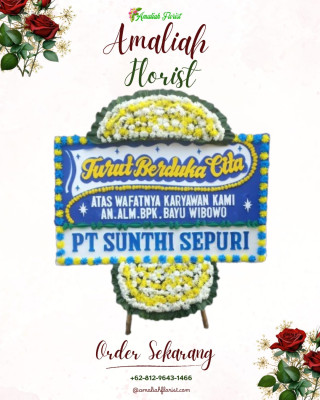 Papan Bunga Duka di Wek Vi