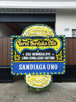Papan Bunga Duka di Wek Vi